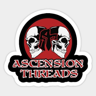 Ascension Threads Dual Skull Sticker